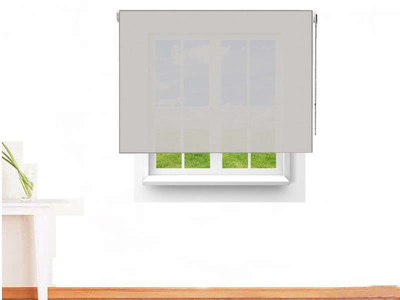 	Estor enrollable Screen ignífugo 4000 color blanco gris perla