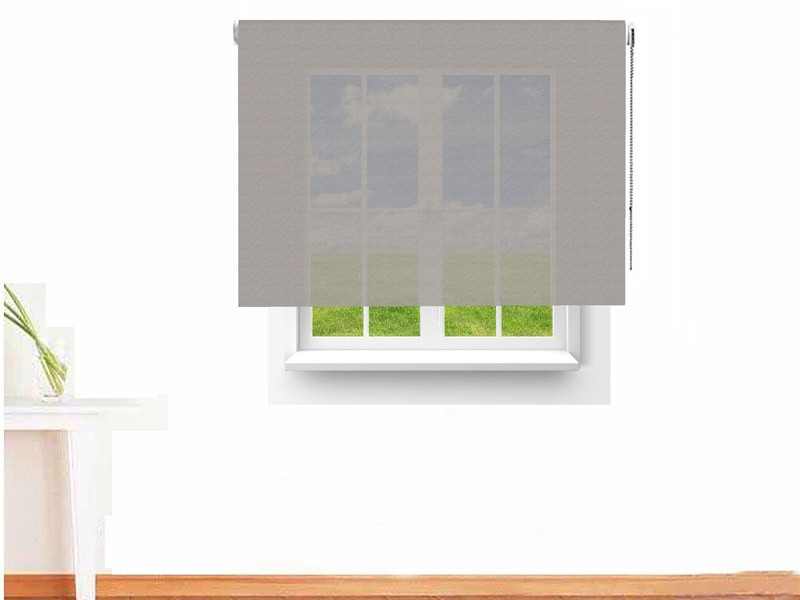Estor enrollable Screen 6000 ignífugo color perla gris perla