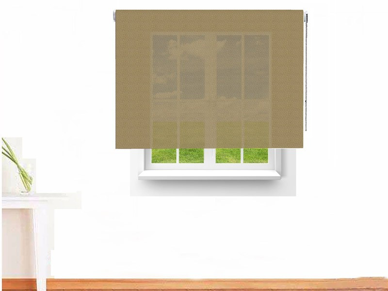 Estor enrollable Screen 6000 ignífugo color gris oscuro sable