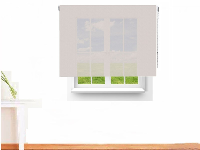 Estor enrollable Screen 7000 ignífugo color gris perla