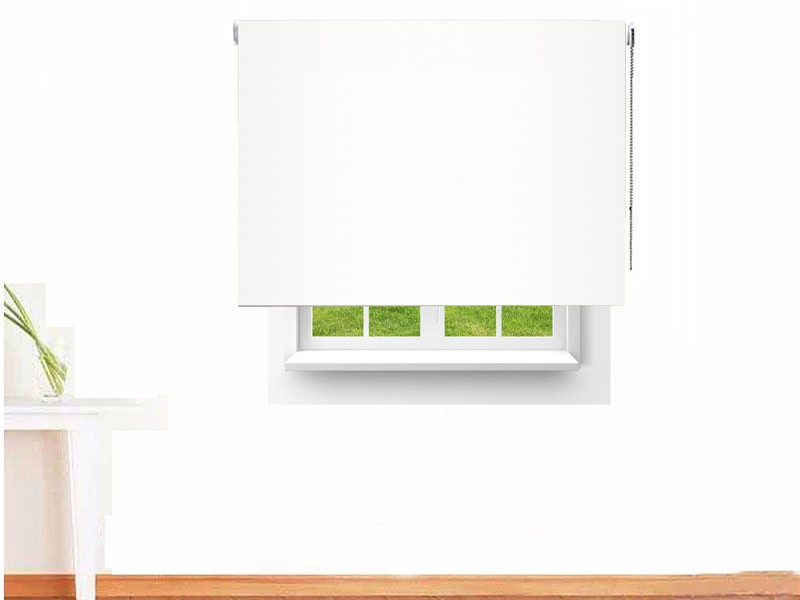 Estor enrollable traslúcido AFRODITA color blanco