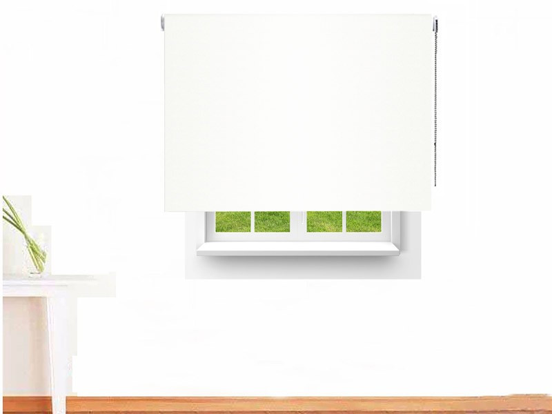 Estor enrollable traslúcido MIAMI color blanco