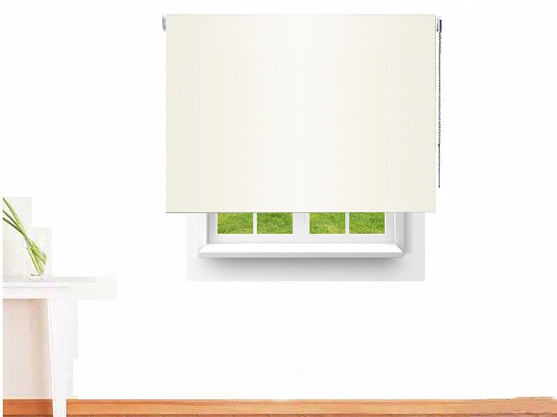 Estor enrollable traslúcido MIAMI color blanco navajo