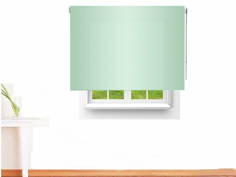 Estor enrollable traslúcido MIAMI color verde helecho