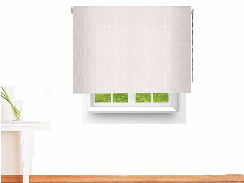 Estor enrollable traslúcido SHANTUNG color gris ceniza