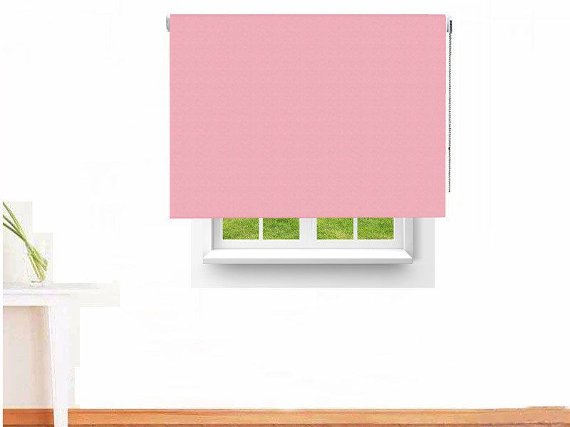 Estor enrollable opaco ARTEMISA color rosa