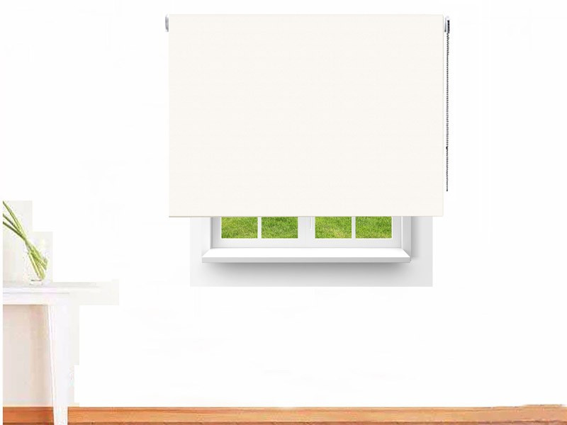 Estor enrollable opaco JUPITER blanco óptico