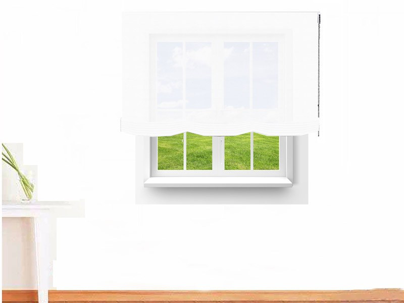 Estor paqueto decorativo AMON color blanco