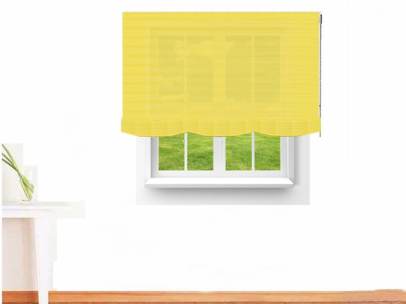 Estor paqueto decorativo AMON color amarillo limón