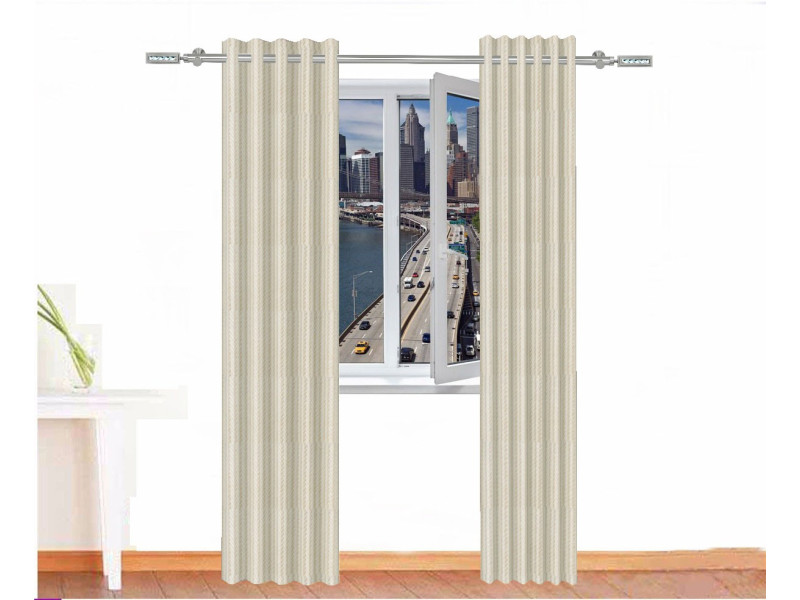 Cortina decorativa POSEIDON Color Blanco Beige