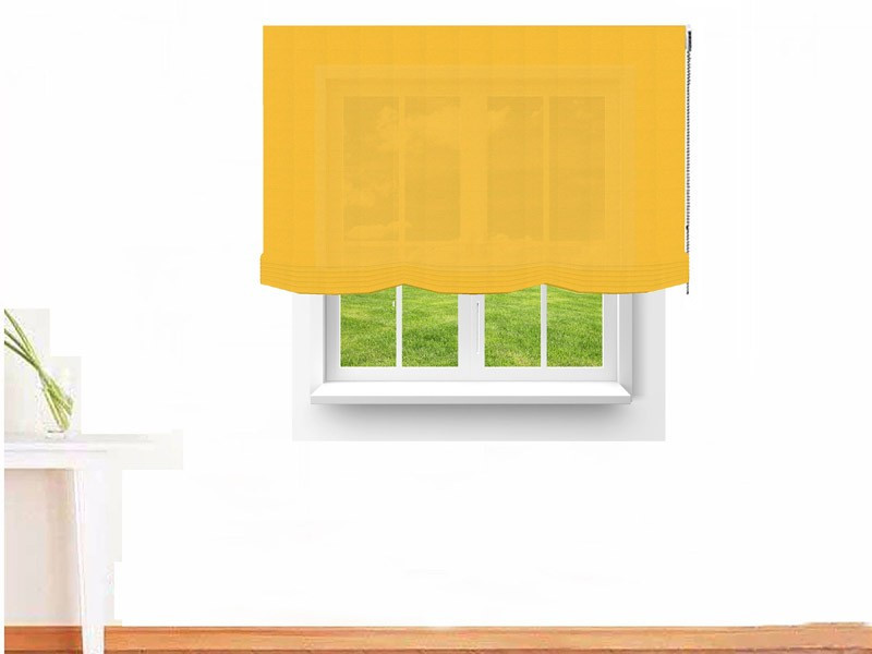 Estor paqueto decorativo AMON color naranja caqui
