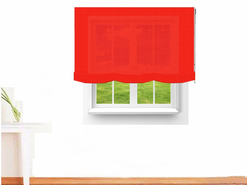 Estor paqueto decorativo AMON color rojo