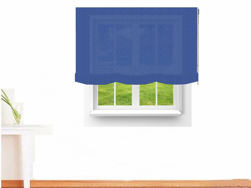 Estor paqueto decorativo AMON color azul turquí