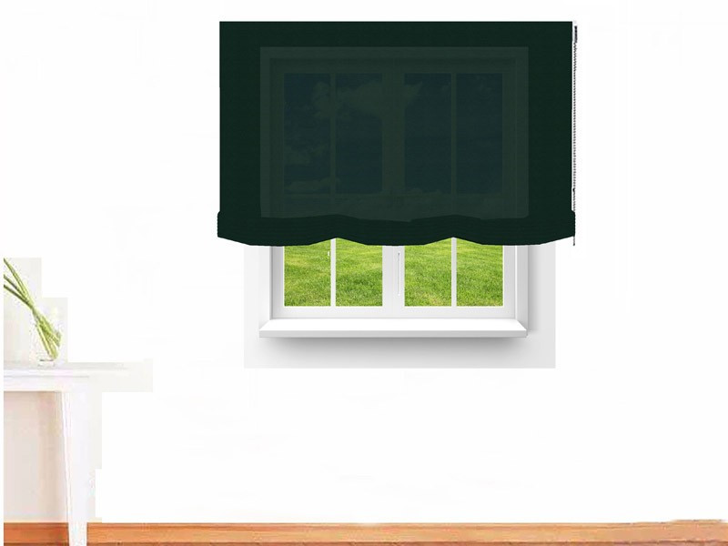 Estor paqueto decorativo AMON color verde teal