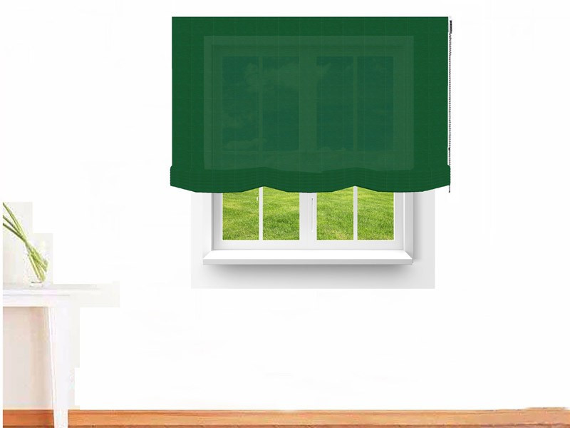Estor paqueto decorativo AMON color verde botella