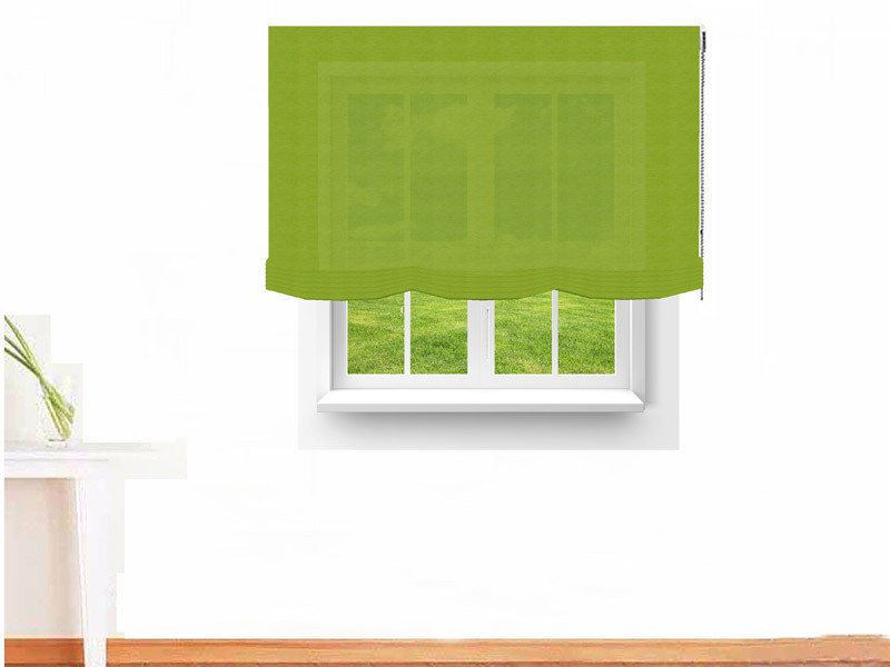 Estor paqueto decorativo AMON color verde loro