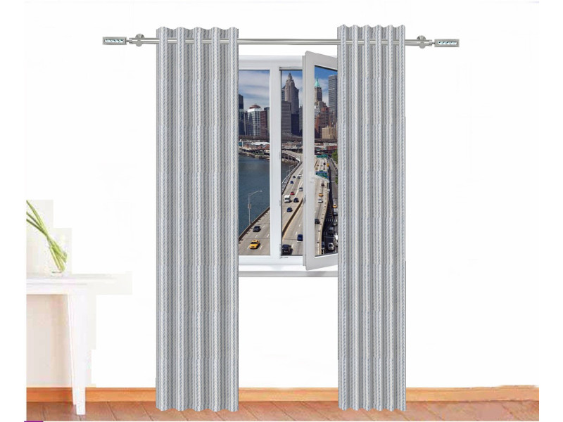 Cortina decorativa POSEIDON Color Blanco Lavanda