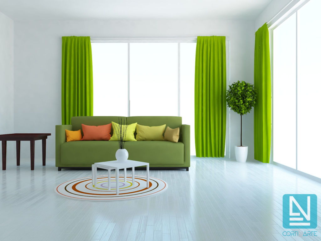 tendencias en cortinas 2018 tendencias en cortinas 2018 cortina verde pistacho