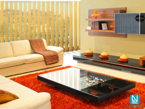 CORTINAS DE LAMAS VERTICALES TRASLÚCIDAS
