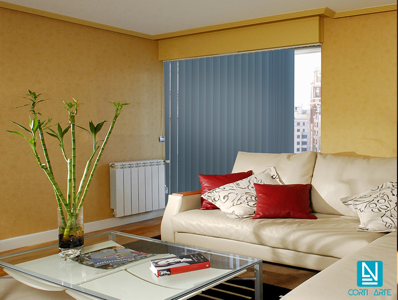 cortinas verticales para casa azules cortinas verticales para casa opaco azul