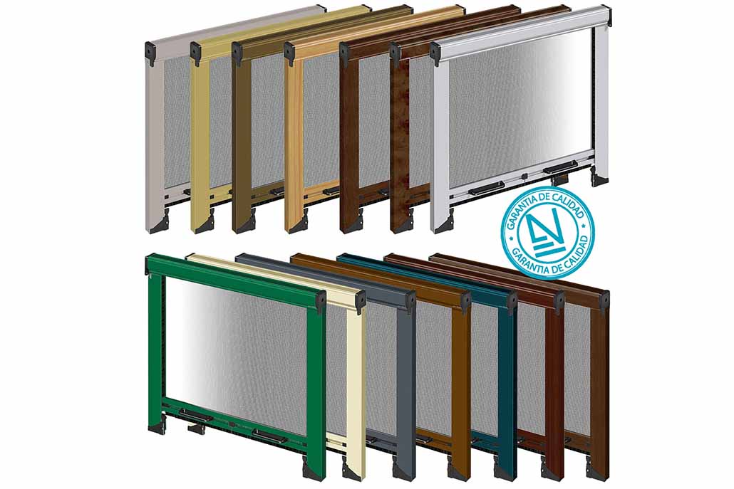 MOSQUITERAS ENROLLABLES PARA VENTANA COLORES