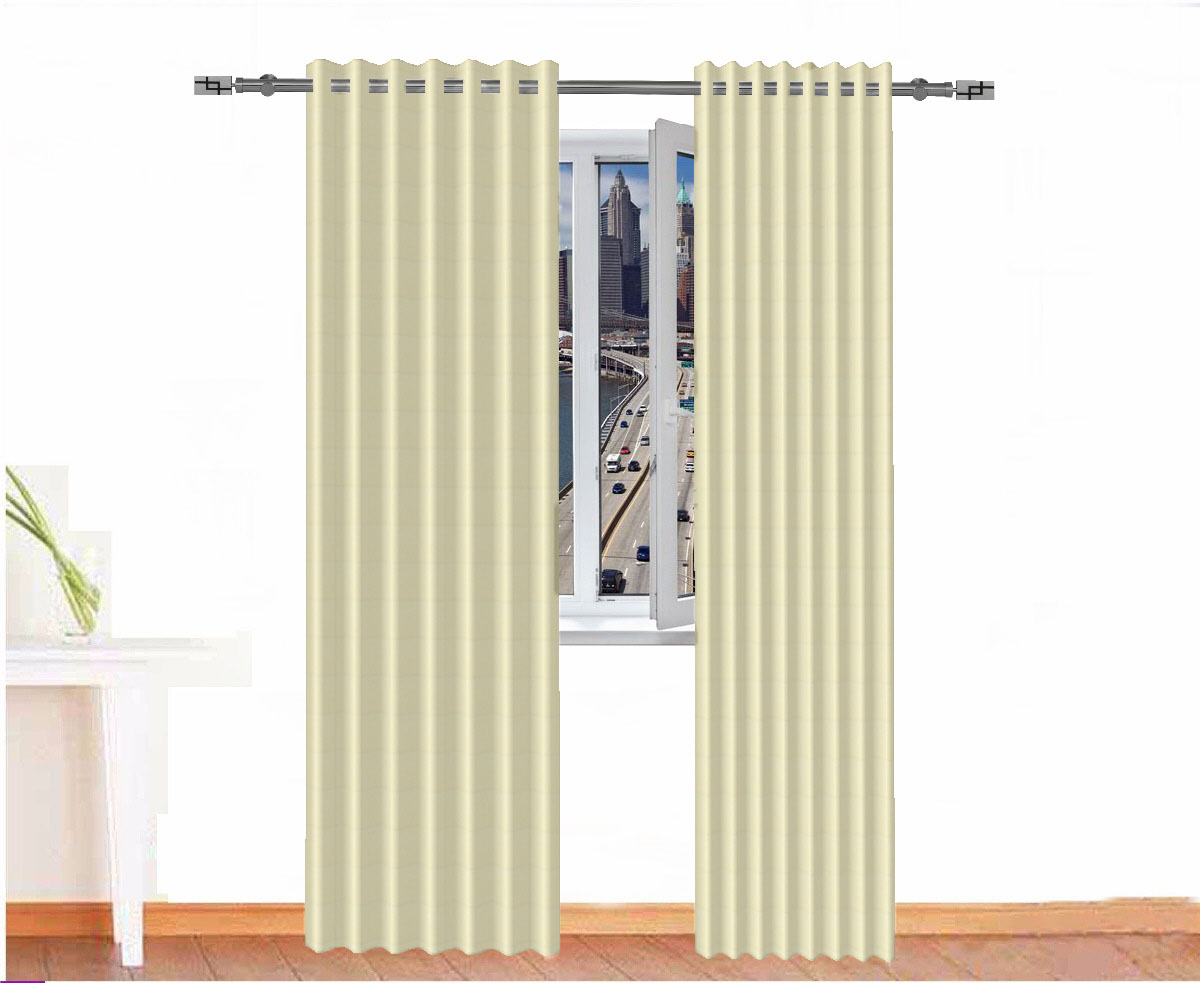 CORTINA OPACA SOBEK IGNÍFUGA COLOR BEIGE-280 BEIGE