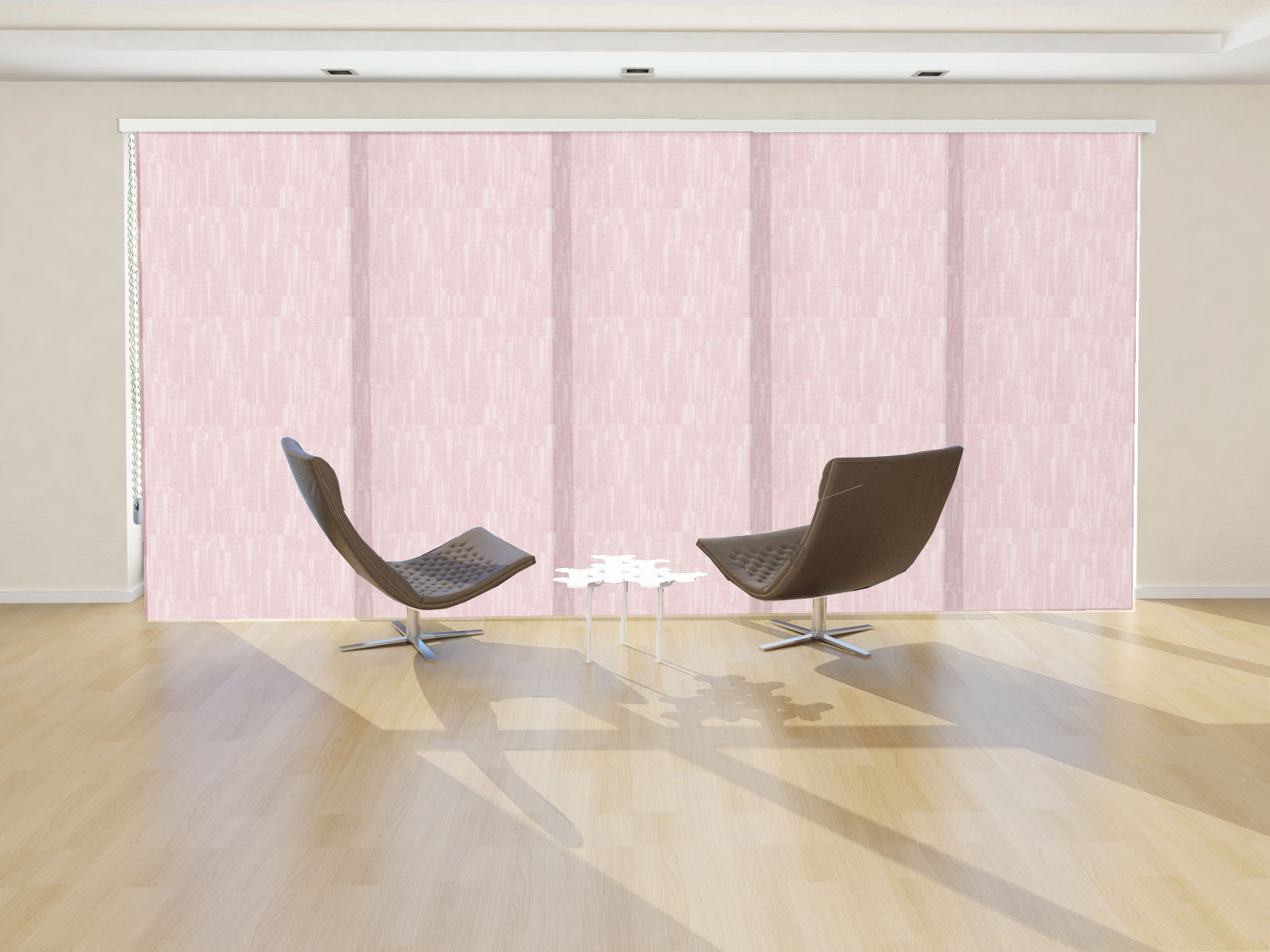 PANEL JAPONÉS SHANTUNG COLOR ROSA PÁLIDO