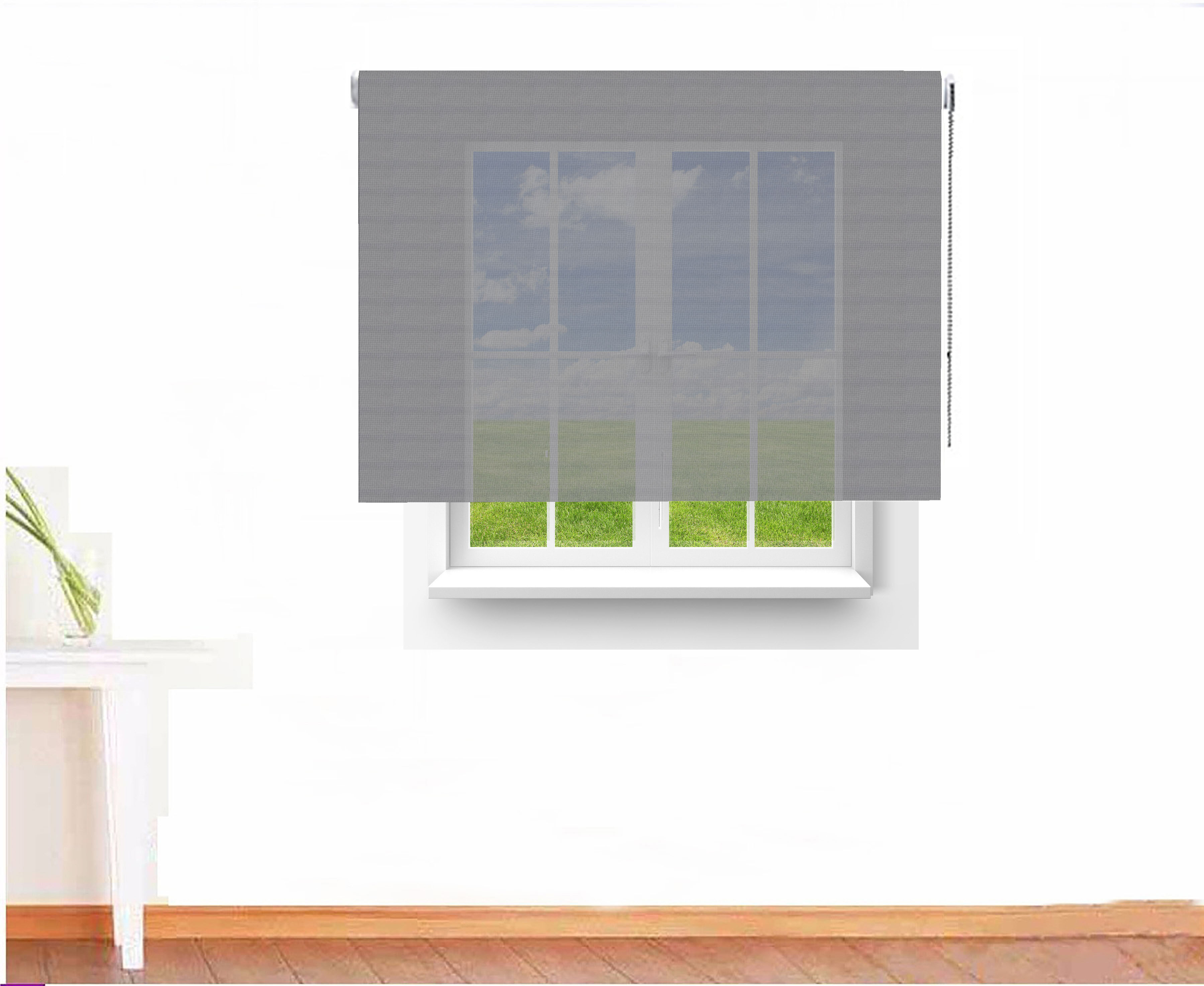 ESTOR ENROLLABLE SCREEN 3500 IGN÷FUGO COLOR BLANCO-NEGRO