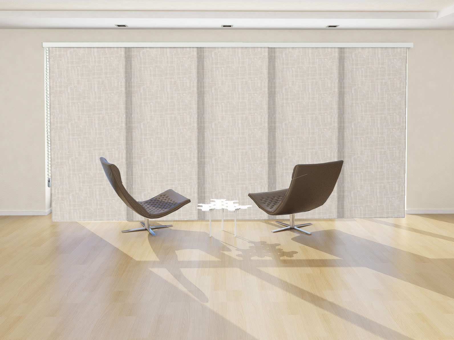 PANEL JAPONÉS SHANTUNG COLOR GRIS CENIZA