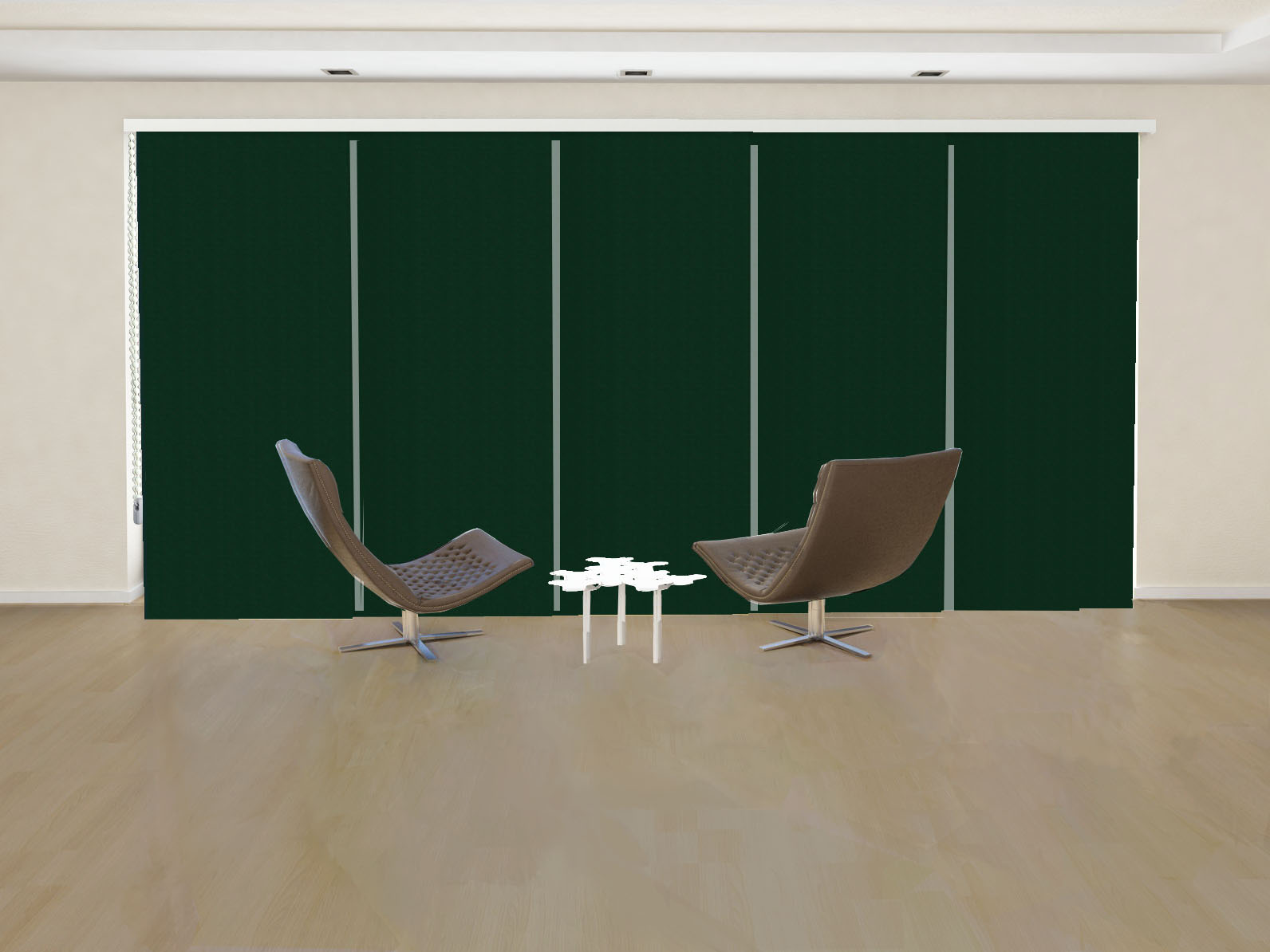 PANEL JAPONÉS OPACO C BLACK OUT COLOR VERDE BOSQUE