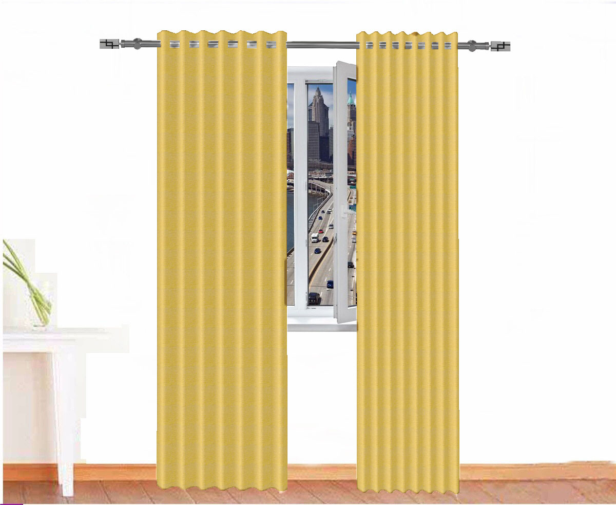 CORTINA OPACA BASTET COLOR AMARILLO NAPOLES