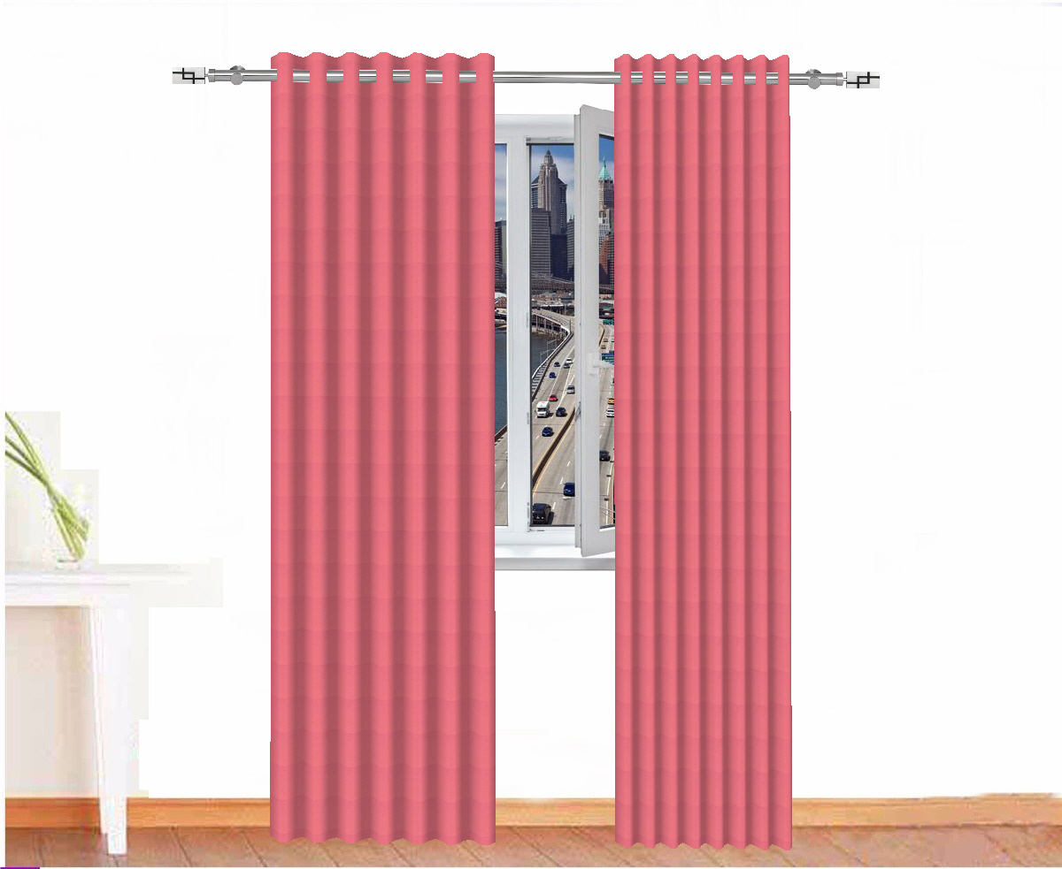 CORTINA OPACA HELIOS IGNÍFUGO COLOR ROSADO CORTINARTE
