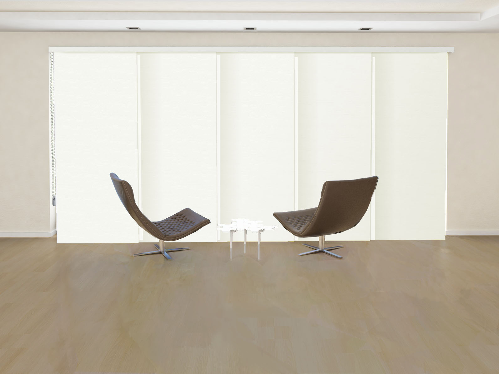 PANEL JAPONÉS OPACO C BLACK OUT COLOR BLANCO ROTO