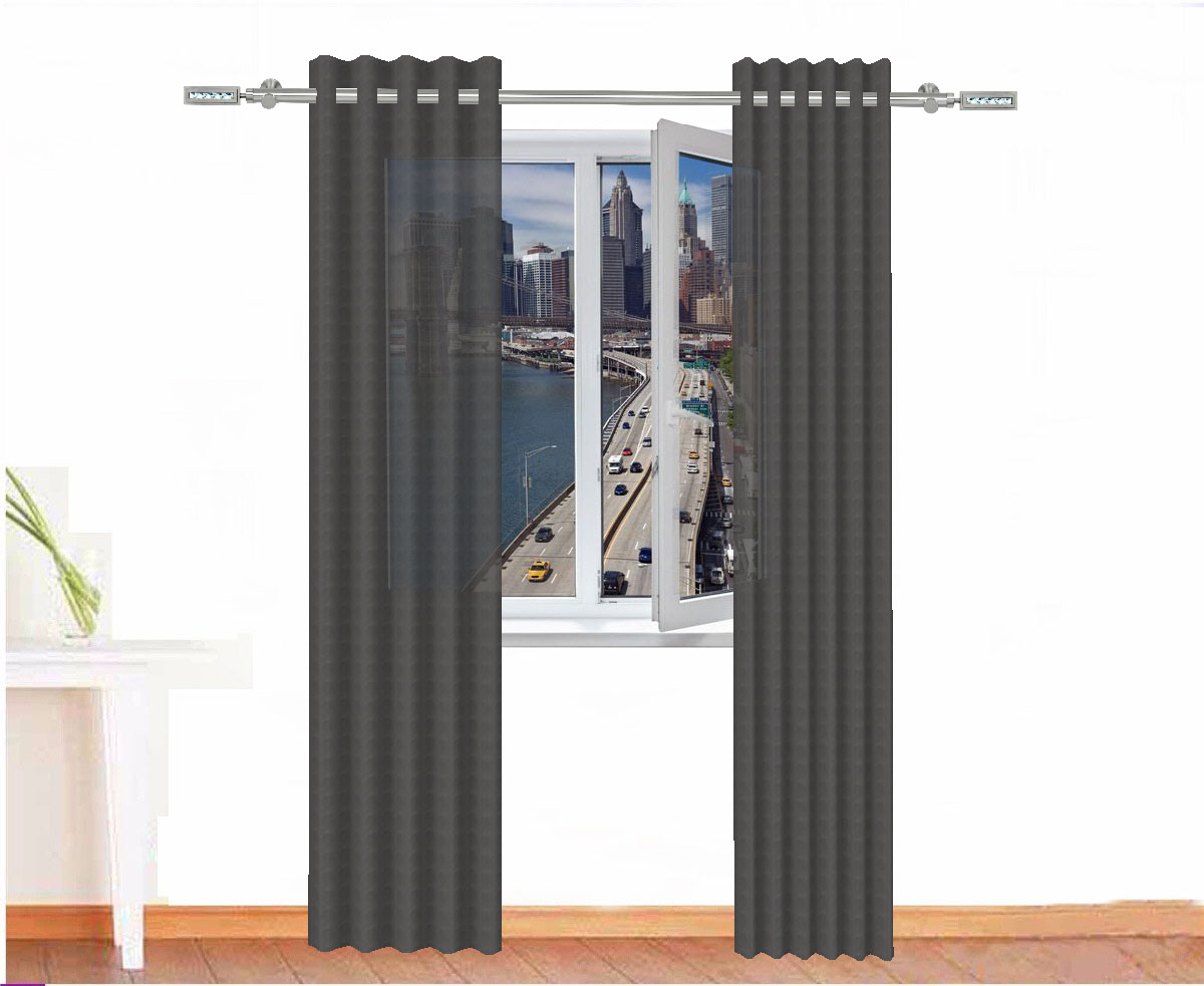 CORTINA DECORATIVA SEJMET COLOR GRIS DE DAVY