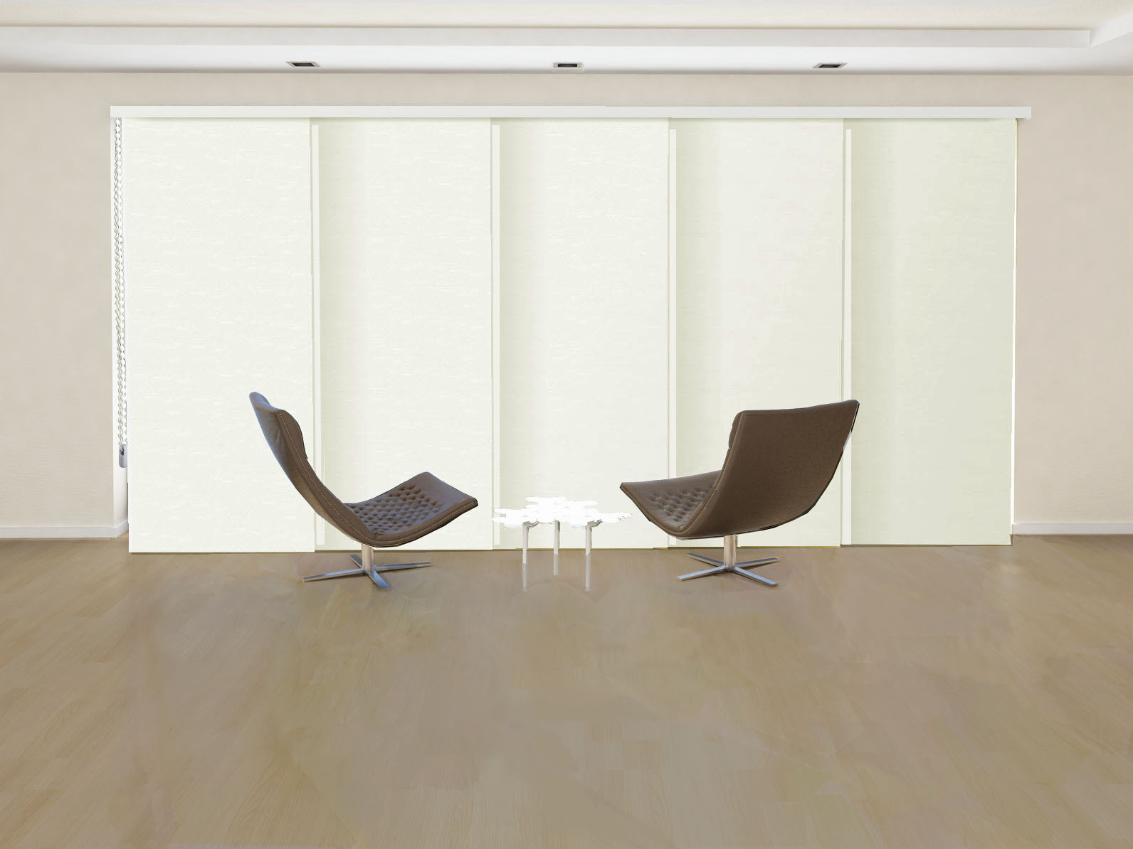 PANEL JAPONÉS OPACO C BLACK OUT COLOR BLANCO NVAJO