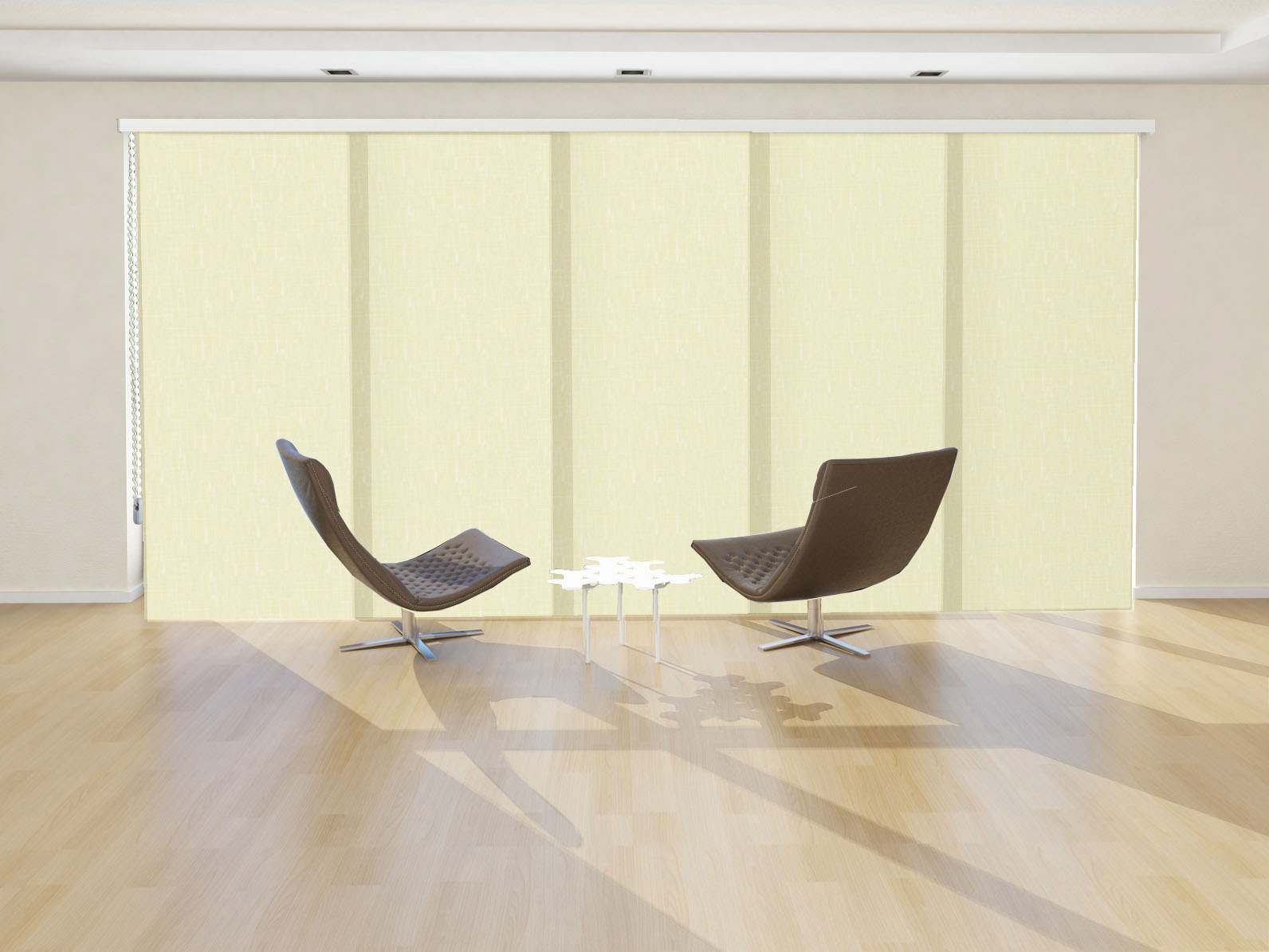 PANEL JAPONÉS SHANTUNG COLOR CREMA