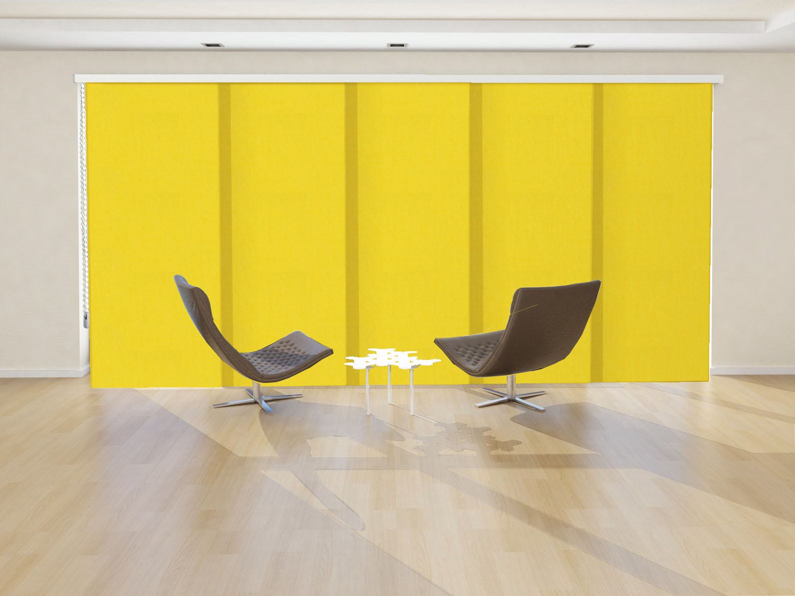 PANEL JAPONÉS TRASLÚCIDO MIAMI COLOR AMARILLO HUEVO