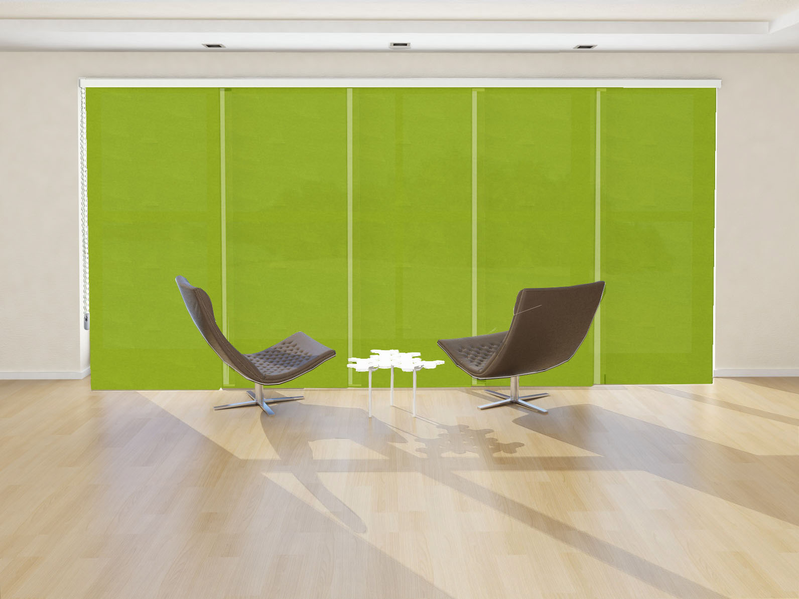 PANEL JAPONÉS ZEUS COLOR VERDE ABSENTA