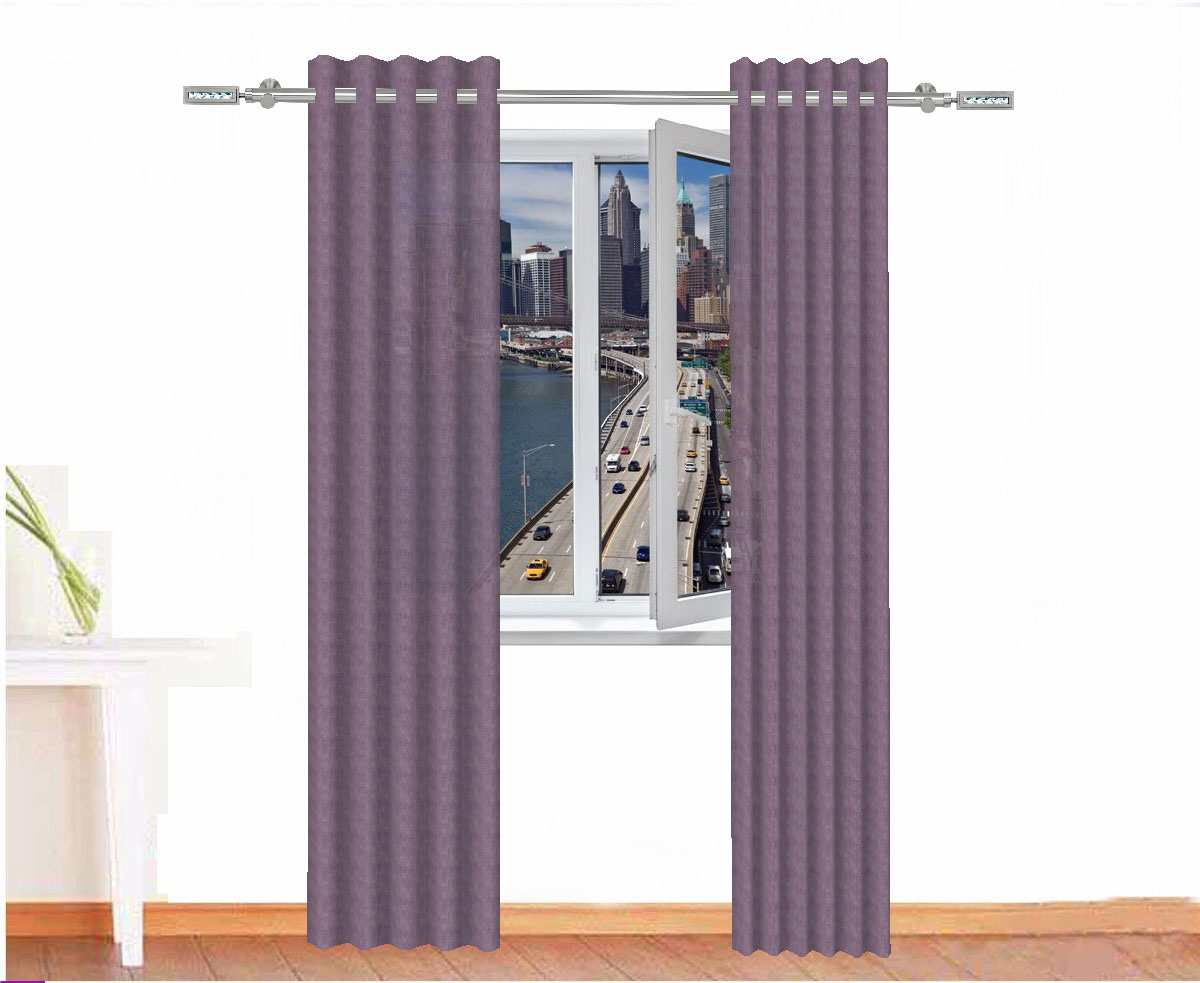 CORTINA DECORATIVA IMHOTEP COLOR LAVANDA OSCURO