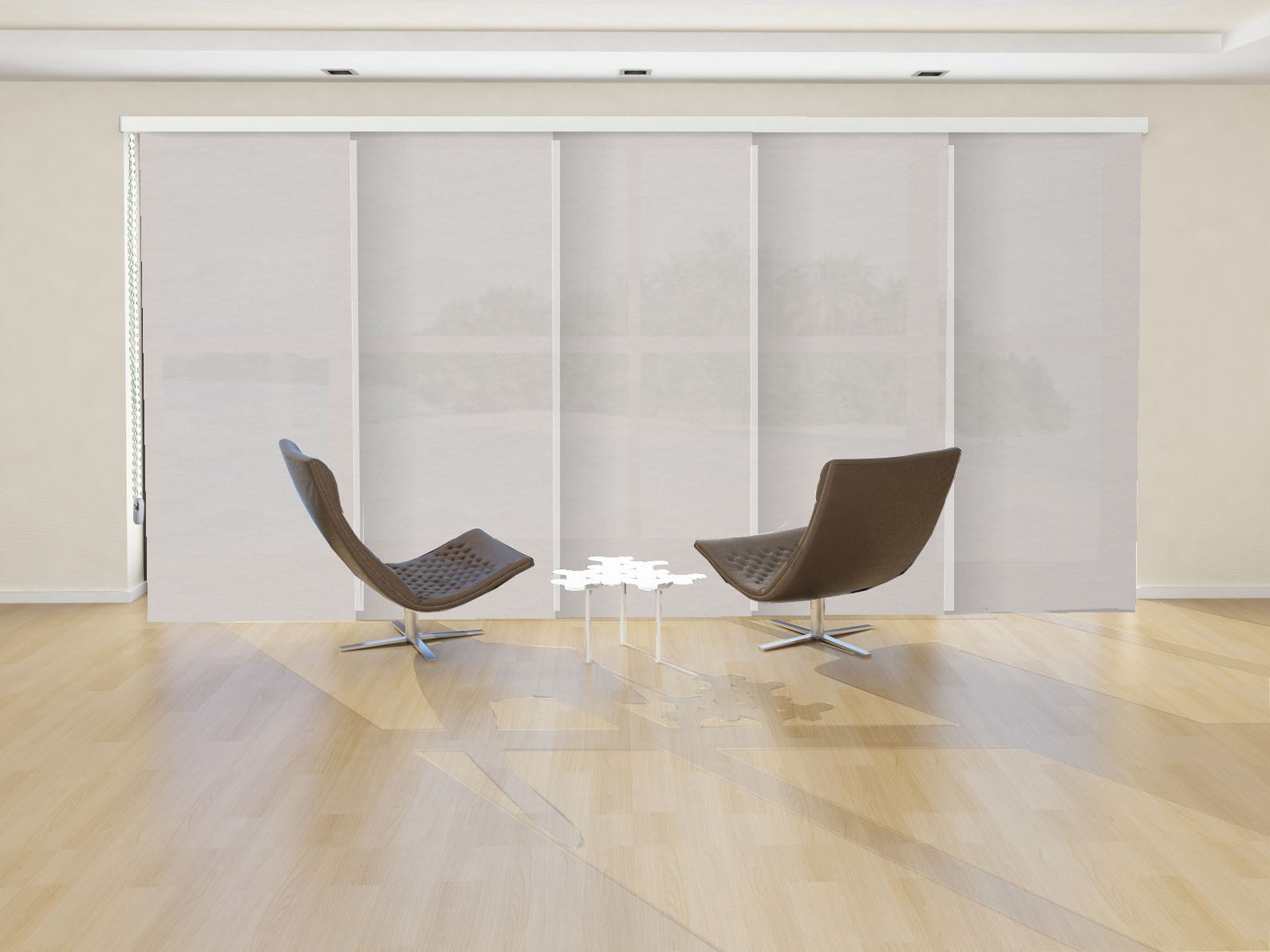 PANEL JAPONÉS SCREEN 4000 IGN÷FUGO COLOR BLANCO GRIS PERLA