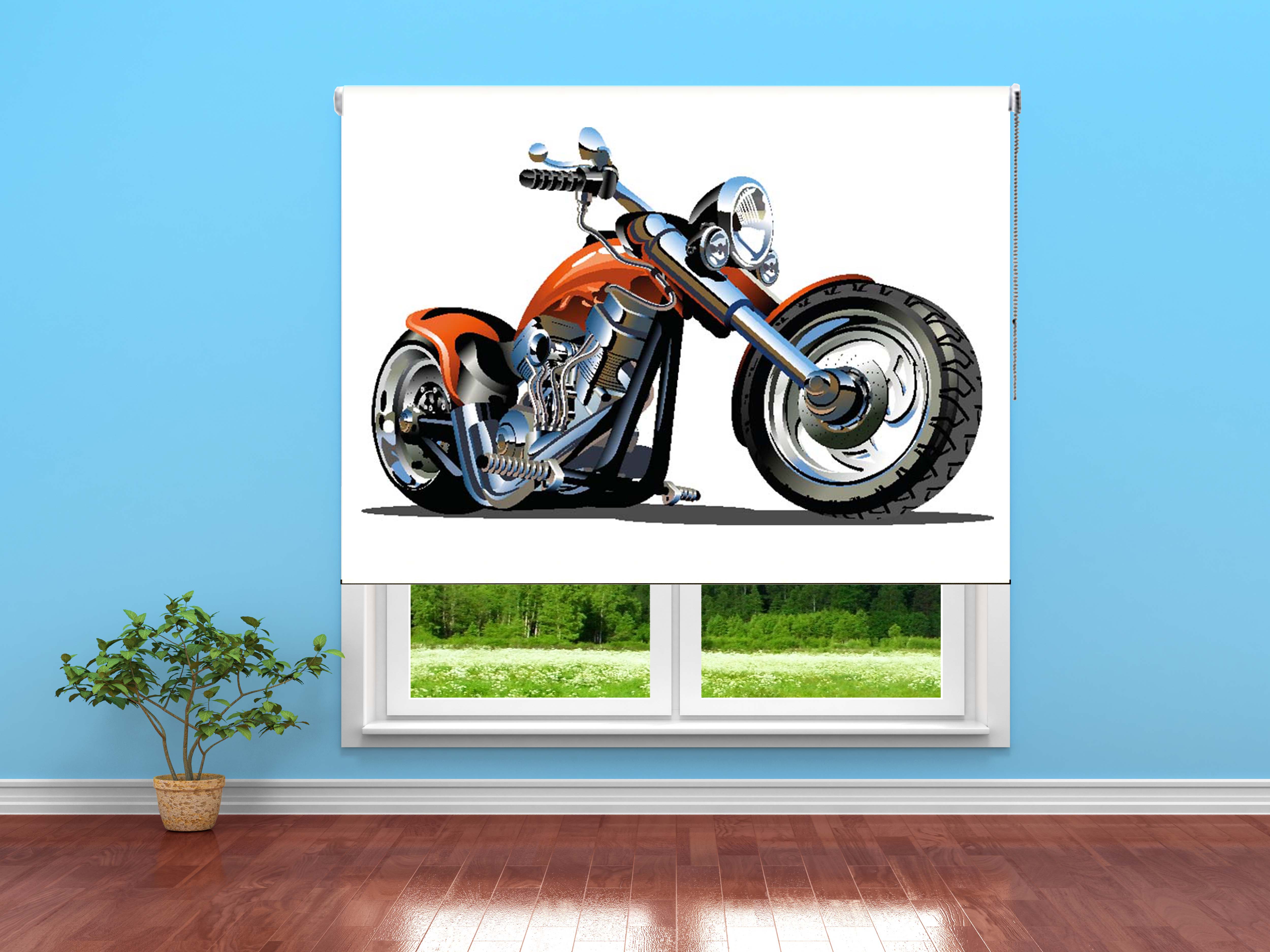 ESTORES ENROLLABLES DE IMPRESIÓN DIGITAL JUVENILES CHOPPER CORTINARTE
