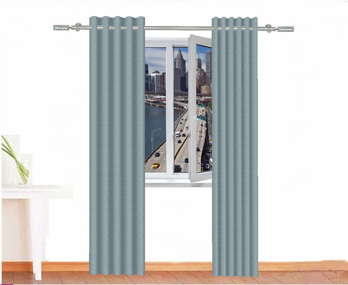 CORTINA DECORATIVA IMHOTEP COLOR AZUL CERÚLEO