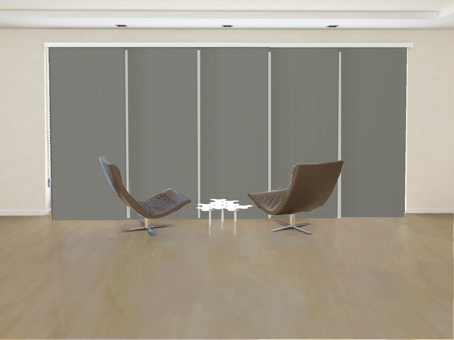 PANEL JAPONÉS OPACO C BLACK OUT COLOR GRIS ACORAZADO