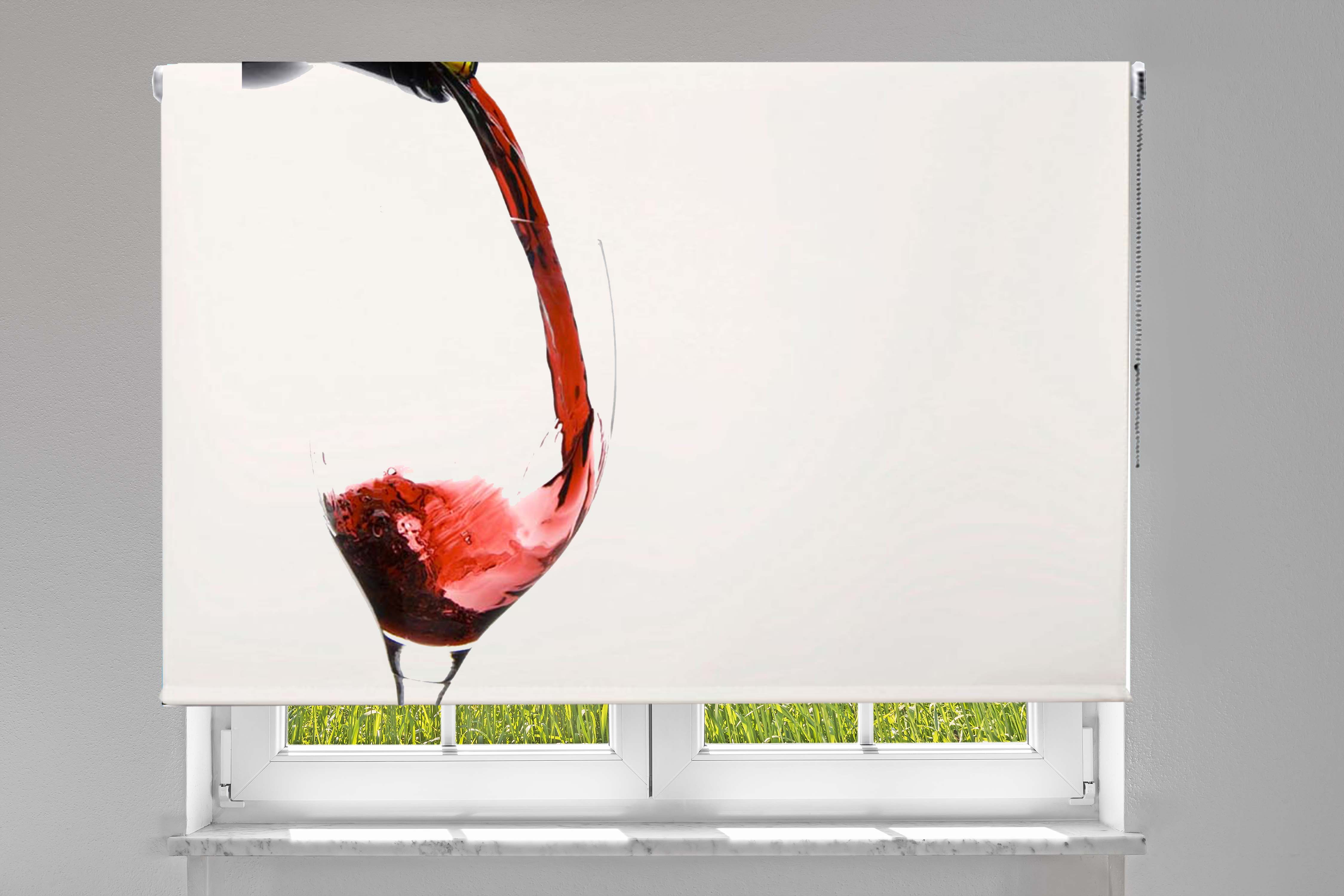 ESTOR ENROLLABLE SERIGRAFIADO COCINA COPA DE VINO CORTINARTE