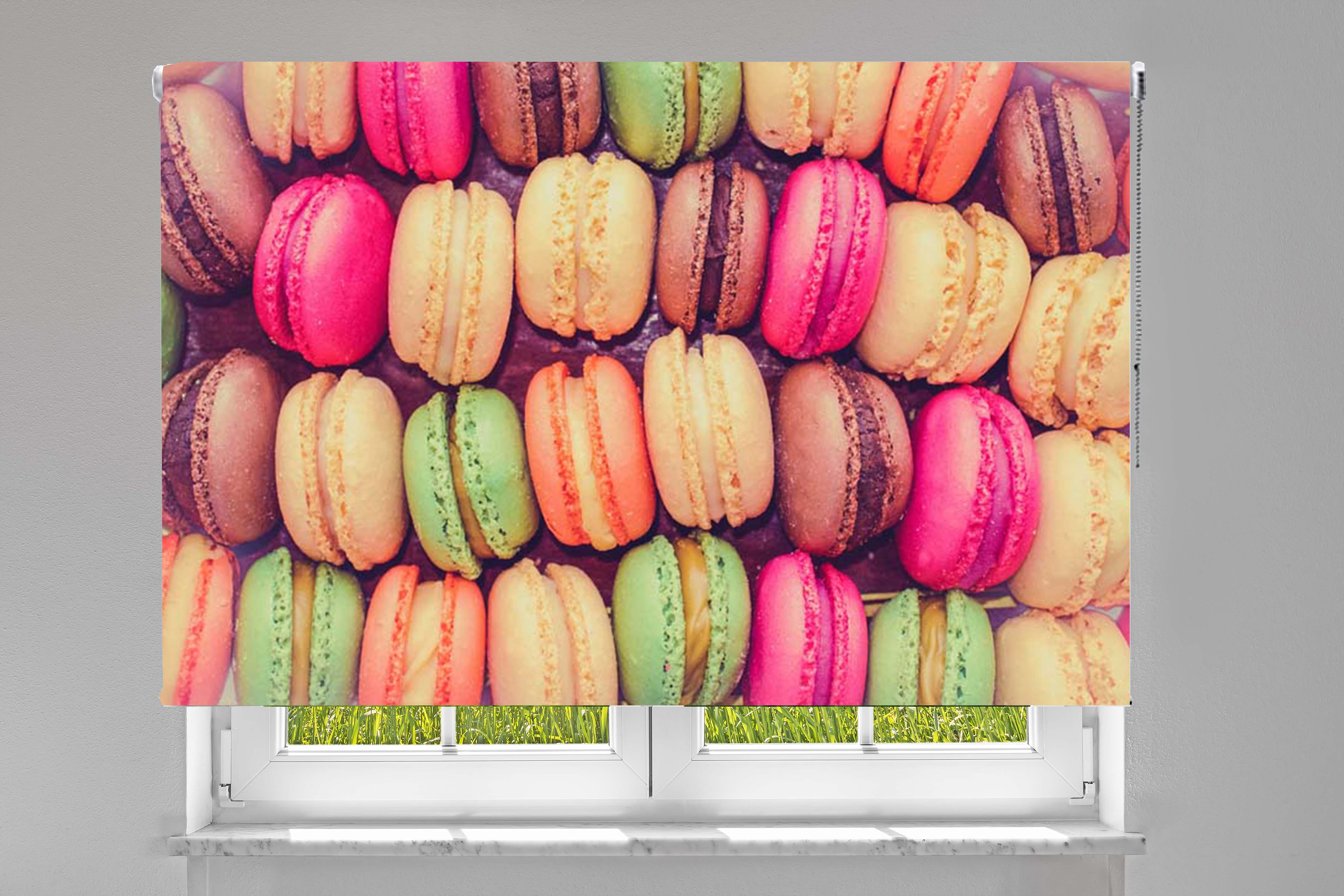 ESTOR ENROLLABLE SERIGRAFIADO COCINA GALLETAS DE COLORES CORTINARTE