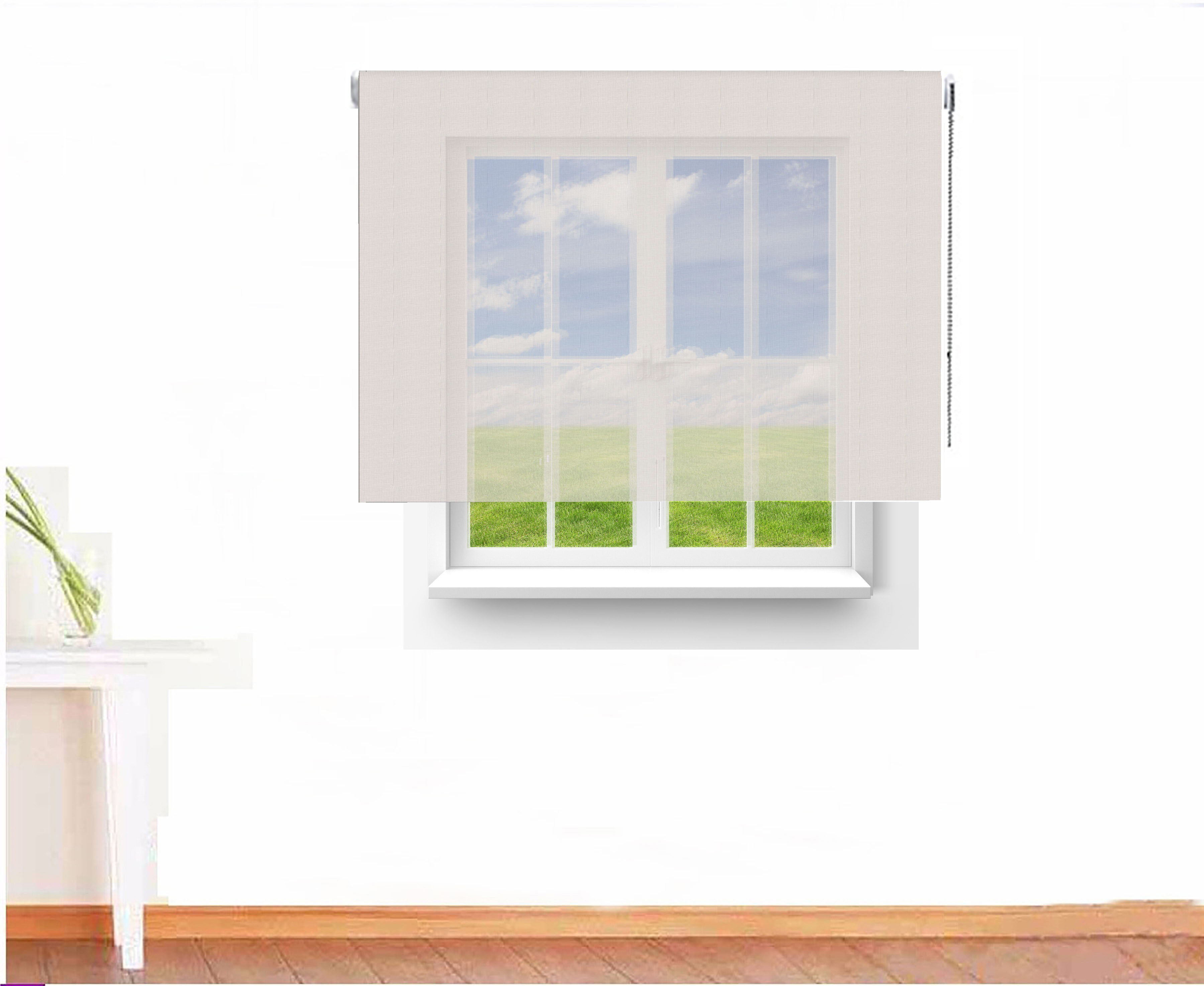 ESTOR ENROLLABLE SCREEN 3500 IGN÷FUGO COLOR GRIS PERLA-GRIS OSCURO