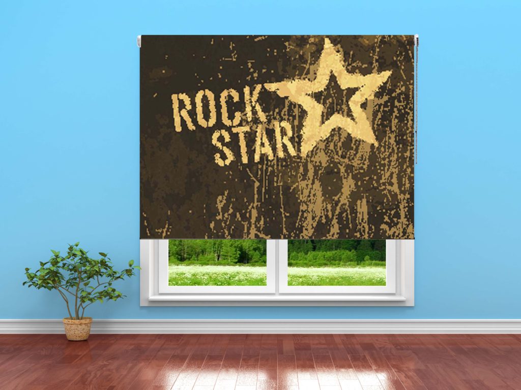 ESTOR ENROLLABLE JUVENIL ROCK STAR CORTINARTE