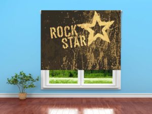 ESTOR ENROLLABLE JUVENIL ROCK STAR CORTINARTE