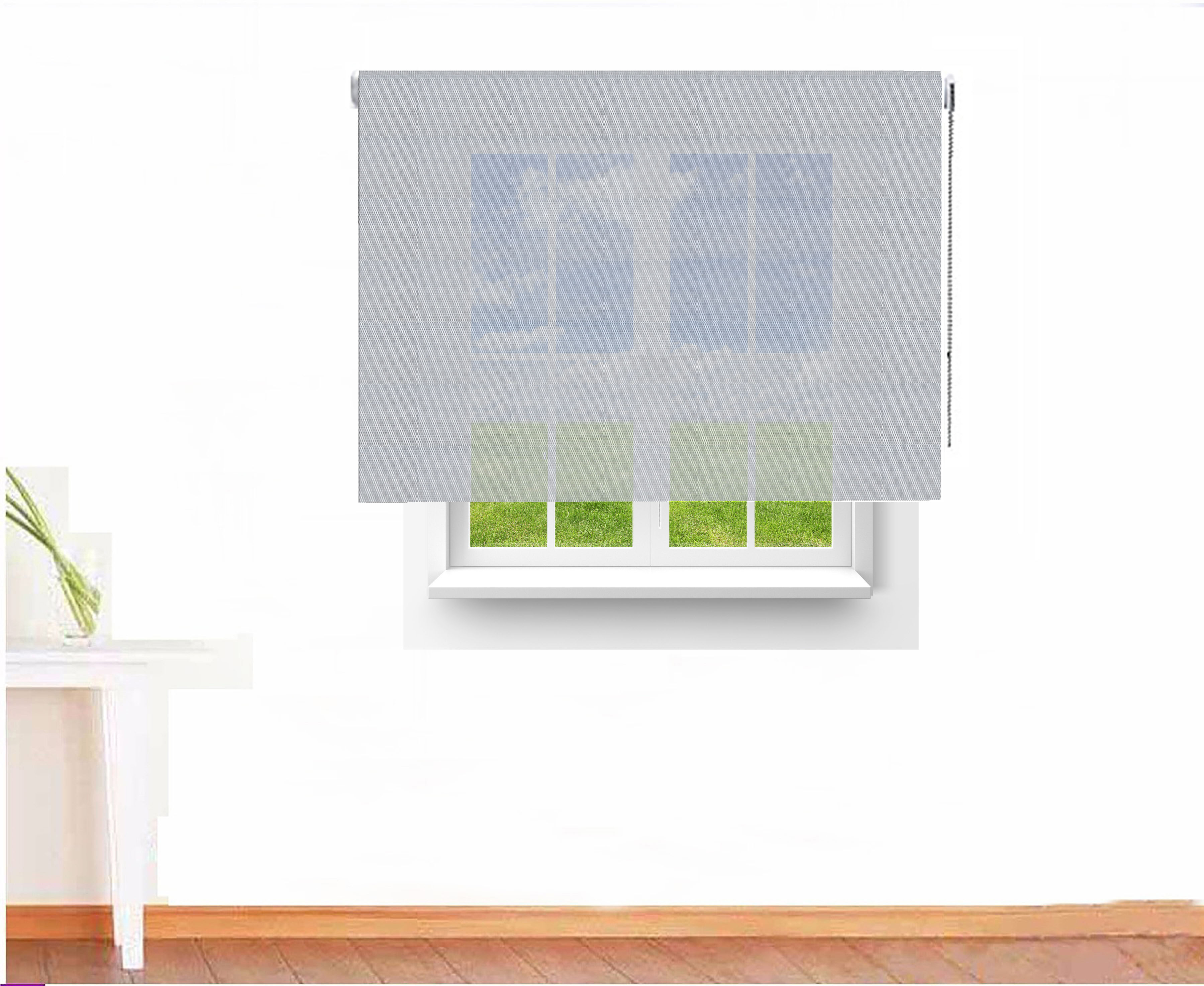 ESTOR ENROLLABLE SCREEN 3500 IGN÷FUGO COLOR BLANCO-GRIS OSCURO