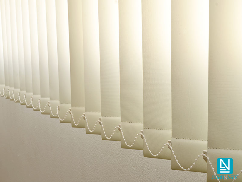 CORTINAS DE LAMAS VERTICALES SCREEN 3500 COLOR BLANCO